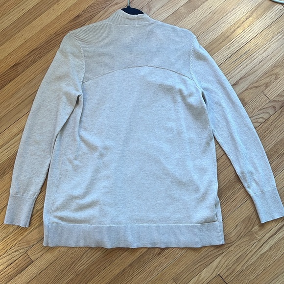 Tan medium loft open sweater - Picture 2 of 4